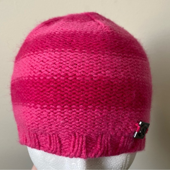 Lululemon woman’s Pink Wool striped beanie toque hat - Picture 3 of 5